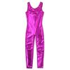 ACSUSS Kids Girls Shiny Metallic Sleeveless Unitard One Piece Bodysuit Gymnastics Ballet Dance Leotard Rose 12-14 Years view 4