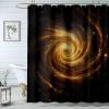 JOSUE Shower Curtain, Gold Shower Curtains for Bathroom Kitchen,Bath Curtains Waterproof Quick-Dry Polyester Fabric Shower Curtain with 12 Hooks,Bathroom Curtains - 150x180cm(59x71in) view 1