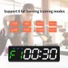 Mini Gym Timer, Interval Timer Clock with LED Display Screen, Upgradecircuit Board, 5 Switching Modes and Eight Fitness Modes, Ultr A-Long Standby and Easy to Operate, for Kids, Sports Teachers view 2