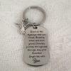 RFTWXHPN New Driver Gifts Keychains for Teen Boys Girls May Your Guardian Angel Ride with You Keychain for Son Dad Trucker Bus Driver Ride Drive Safe Key Chains for Husband Daughter view 3