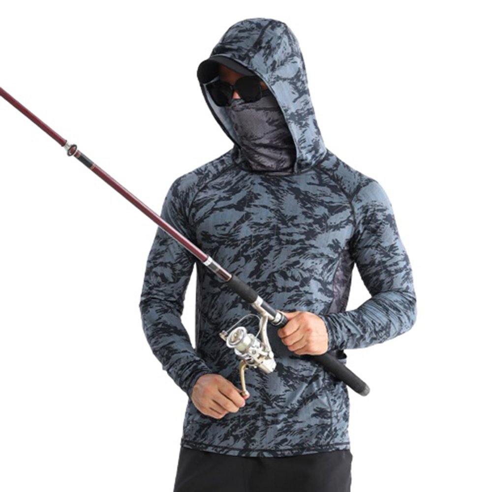 LAKEMON 6-in-1 Professional UPF50+ Fishing Clothing, 2023 New Breathable Soft Elasticity Cool Sun Protection Clothing (G,M)