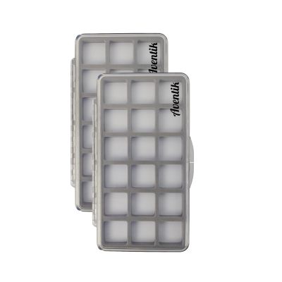 Aventik Fly Fishing Boxes Super Slim Transparent Design Magnetic Pad Compartments Tackle Foam Boxes 7.3X3.8X0.5inch2-H34-18C)