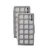 Aventik Fly Fishing Boxes Super Slim Transparent Design Magnetic Pad Compartments Tackle Foam Boxes 7.3X3.8X0.5inch2-H34-18C)