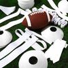 14 Pcs 14/28 Player Flag Football Belt Set Adjustable, White view 4