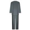 2023 Summer Fall Lounge Sets Women 2 Piece Outfits Fashion Long Sleeve Solid Tops and Long Pants Tracksuit Pajama Set view 4