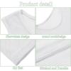 Sintege 12 Pcs Soccer Pinnies Pennies Jersey Scrimmage Vest Sports Practice Jersey Mesh Basketball Vest for Youth Adult Kids(Small,White) view 3