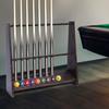 Floor Stand Billiard Pool Cue Racks,Pool Stick Holder Floor Stand,10-Pool Cue Rack,Billiards Accessories,Suitable for Billiard Room,Club,Living Rooms,Bars,Entertainment Parties,Sports Venues. view 2