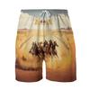 228CLOSET Horse Yards Mens Swim Trunks - Racing Quick Dry Swim Shorts Lining Swimwear Bathing Suits with Pockets Seri 01 Size 2XL view 1