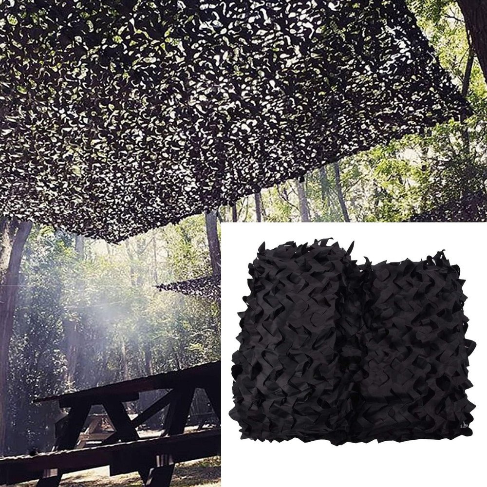 LTSRLL Camouflage Net, Polyester Fabric Camo Netting, Hunting Mesh Netting for Camping Military Bunker Party Decoration Live Battle Royale CS Competition(Size:1.5x15m/4.9x49.2ft)