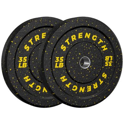 XDDIAS 2-Inch Bumper Plates, Barbell Rubber Olympic Weight Plates Set for Home Gym Strength Training, 20-260lbs, Multiple Options