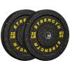 XDDIAS 2-Inch Bumper Plates, Barbell Rubber Olympic Weight Plates Set for Home Gym Strength Training, 20-260lbs, Multiple Options view 1