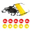DAUERHAFT Speed Agility Training Kit with Agility Ladder Soccer Cones Carrying Bag for Soccer Speed Training Equipment view 1