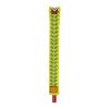 B Baosity Golf Alignment Rod Cover Golf Head Cover PU Leather Hold at Least 2 Sticks Double Sided Embroidered Headcover Case for Swing Trainer Aiming, Yellow view 1