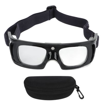 HERCHR Sports Goggles Glasses Kids Racquetball Basketball Football Eyewear Protective Glasses Impact Resistant Glasses for Youth(Black)