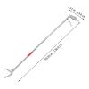 Mipcase 1pc Clip Snake Game Finders Alloy Wide Jaw - up Handling Tool Reptile Grabber Catcher Reptichip Tools Reptile Terrariums Folding Grapple Stainless Steel view 2