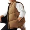 Meikulo Boys Zip Up Puffer Vest Kids Stand Collar Quilted Gilet Sleeveless Jackets Outwear with Pockets view 4
