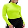 Zengjo Thermal Running Shirt Women(Neon Green,L) view 1