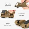 IDOGEAR Pistol Mag Pouch Molle Magazine Pouch 9MM Double Stack Elastic Magazine Holster with Inner Loop Panel Laser-Cut Hardshell Mag Carrier (Coyote Brown) view 4