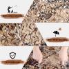 Camohute Camo Netting Camouflage Netting, with Mesh Backing, Both Sides Camo, Sunshade Fence Canopy Nets, Lightweight, Great for Hunting, Concealment, (Tree Camo Bionic, 6.5ft*5ft) view 3