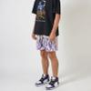 BOOMLEMON Men's Basketball Shorts Casual Workout Athletic Shorts Mesh Flame Graphic Print Running Short Pants(Purple XL) view 3