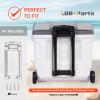 LBB-Parts Telescoping Handle for Island Breeze 28 Qt Roller Coolers,Replacement Ice Cube Cooler Handle,Cooler Replacement Handle for Igloo 28QT-54QT Coolers view 4