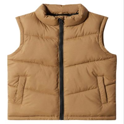 Meikulo Boys Zip Up Puffer Vest Kids Stand Collar Quilted Gilet Sleeveless Jackets Outwear with Pockets