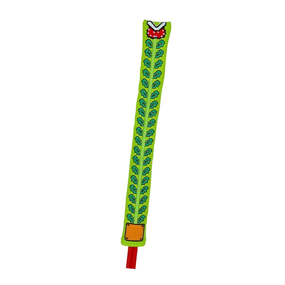kowaku Golf Alignment Rod Cover Case PU Leather Well Made Hold 2 Sticks Embroidered Protector Holder for Outdoor Swing Trainer Exercise Aiming, Green