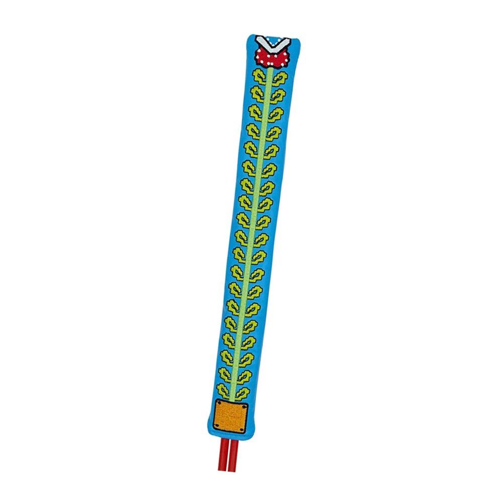 kowaku Golf Alignment Rod Cover Case PU Leather Well Made Hold 2 Sticks Embroidered Protector Holder for Outdoor Swing Trainer Exercise Aiming, Blue
