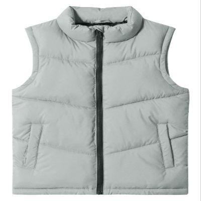 Meikulo Boys Zip Up Puffer Vest Kids Stand Collar Quilted Gilet Sleeveless Jackets Outwear with Pockets