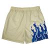 BOOMLEMON Men's Basketball Shorts Casual Workout Athletic Shorts Mesh Flame Graphic Print Running Short Pants(Blue S) view 4