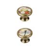 Southst 2 Pieces Vintage Retro Brass Round Cabinet Door Drawer Closet Dresser Pulls Handle Knobs with Screws Dragoy+Buttely view 1