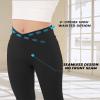 BOOPH Girls Flare Leggings with Pockets Cross-Waist High Waisted Yoga Pants Bell Bottoms Athletic Pants 11-12 Years Color Black view 4
