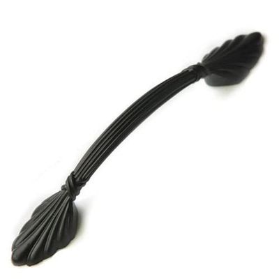 Southst 96mm Black Wrap Style Cabinet Handles Zinc Alloy Kit Bedroom Closet Dresser Handles Furniture Pulls Bar Durable