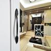 Southst 96mm Black Wrap Style Cabinet Handles Zinc Alloy Kit Bedroom Closet Dresser Handles Furniture Pulls Bar Durable view 3