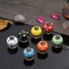 Southst Ladybug Drawer Handle Retro Wardrobe Round Single Hole European Cabinet Furniture Zinc Alloy Pumpkin Handle - (Color: Orange) view 3