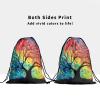 Giwawa Rainbow Tree Art Grip Bag - Watercolor Topical Drawstring Bag for Grips Towel view 3