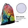 Giwawa Rainbow Tree Art Grip Bag - Watercolor Topical Drawstring Bag for Grips Towel view 4