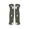 Glow Rhino G10 Scales for Benchmade Bugout Knife with 2 XL Tritium Inserts - Smooth Texturing G10 Handles, Olive Drab Green view 2