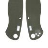 Glow Rhino G10 Scales for Benchmade Bugout Knife with 2 XL Tritium Inserts - Smooth Texturing G10 Handles, Olive Drab Green view 4