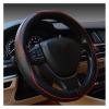 FUERU Car Steering Wheel Cover Set Car Steering Wheel Cover Durable Leather Stretch Breathable Car Interior (Color : 1#) view 1