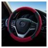 FUERU Car Steering Wheel Cover Set Car Steering Wheel Cover Comfortable Linen Moisture Absorption Anti-Wrinkle Car Interior (Color : 5#) view 1