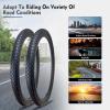 26 Inch Bike Tires, HUIOK 26x2.125 Bicycle Tire Folding Beach Cruiser Tires Replacement with Tubes and Levers view 3