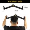 WNOEY LAT Pull Down Bar with Ergonomic Handle, Tricep Bar Back Strength Training Handle, Grips Cable Back Attachments for Home Gym (24Inch) view 2