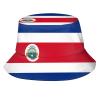 Flag of Costa Rica Bucket Hat Fashion Fisherman Hat Costa Rican Bucket Hats Sun Hat for Women Men view 1
