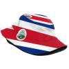 Flag of Costa Rica Bucket Hat Fashion Fisherman Hat Costa Rican Bucket Hats Sun Hat for Women Men view 2