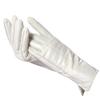 Women's White Leather Gloves, Genuine Leather, Cotton Lining Warm Winter Leather Gloves,25Cm Gray 6.5 view 2