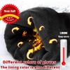 Women's White Leather Gloves, Genuine Leather, Cotton Lining Warm Winter Leather Gloves,25Cm Gray 6.5 view 3