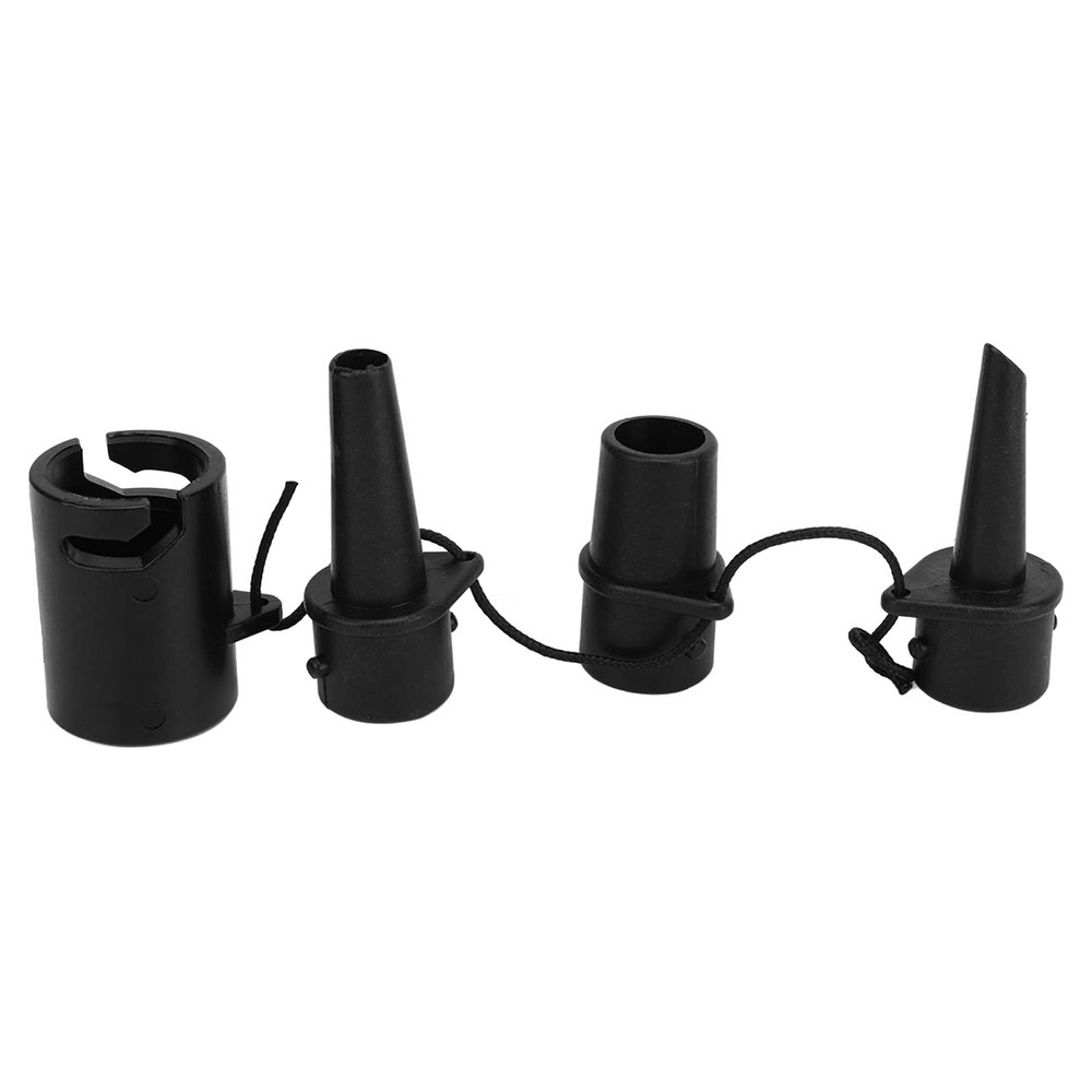 Cryfokt 3Pcs Inflatable Pump Adaptor, Multifunction Air Valve Adapter Plastic Material Air Pump Replacement Accessories with 3 Different Sizes for Paddle Board Boat Air
