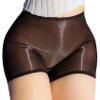 Hedmy Women High Elasticity Mini Shorts See Through Temptation Package Shorts Boxer Briefs Hot Pants Sheer Black One Size view 1