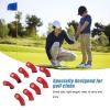 9Pcs Golf Head Cover Club Iron Putter Head Protector Set PU Waterproof Golf Club Head Cover for Right Left Handed Golfer Lovers(Red) view 4